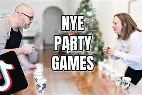 Trying NYE Tik Tok PARTY GAMES