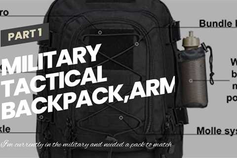 Military Tactical Backpack,Army Molle Assault Rucksack, Travel by ARMYCAMOUSA