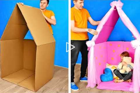 Brilliant DIY Cardboard Crafts For Your Home || Recycling Ideas You Must Try