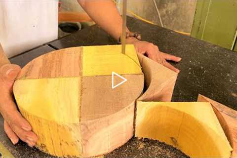 Amazing Woodworking From Carpenters // Woodworking Skills Working With Wood Lathes Easily   Wood Art