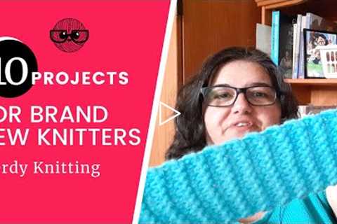 10 Beginner Knitting Projects (for absolute beginners)