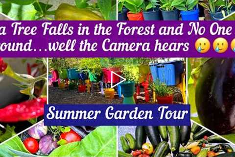 Growing TONS Garden Tour, Composting System, Compost in Place Container Gardening Vegetables
