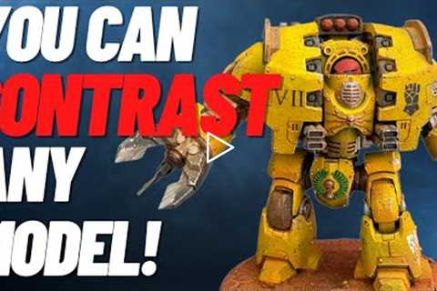 How to paint new plastic Leviathan Dreadnought! (Imperial Fist scheme!)