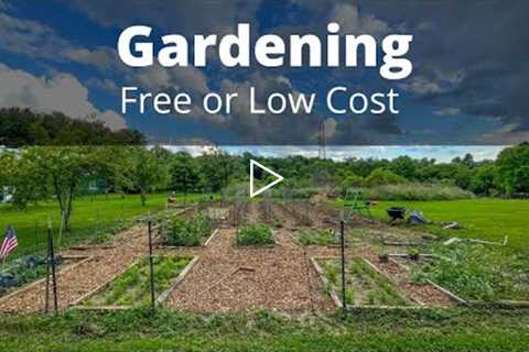 Best FREE garden hacks, tips, and tricks for gardening on a budget.