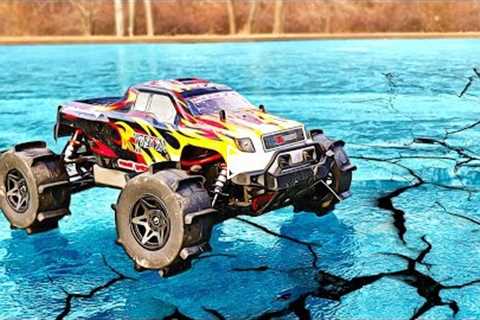 RC CAR DRIFTING ON ICE!!