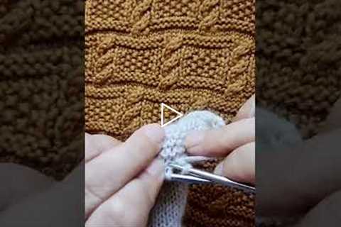 cable knit stitch tutorial - how to knit the woven cable knitting stitch pattern