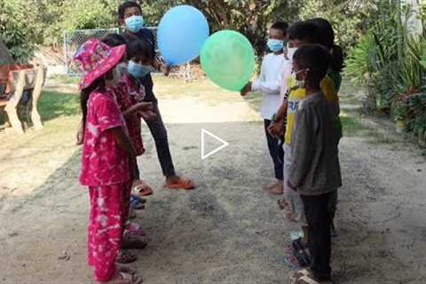 3 competitions with balloons - Fun outdoor games