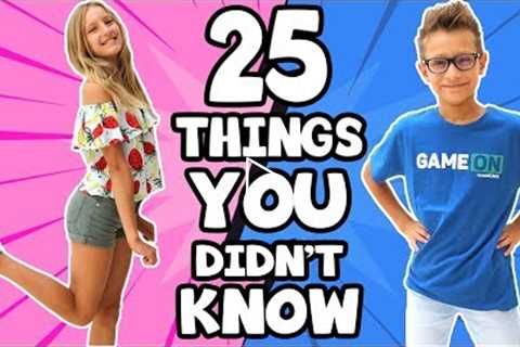 25 Things You Didn't Know About SIS vs BRO!!!