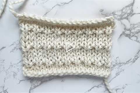 How To Knit The Andalusian Stitch