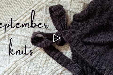 AUGUST KNITS | slow knitting and #fallfixalong