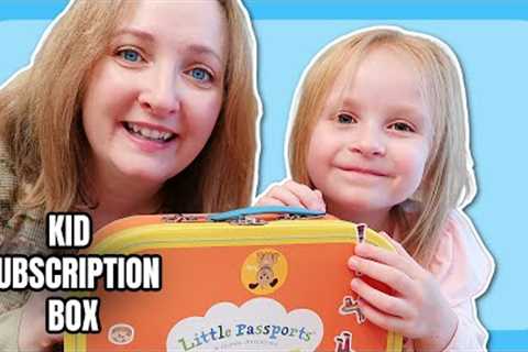 LITTLE PASSPORTS KIDS Subscription Box REVIEW | Early Explorers Edition (age 3-5)