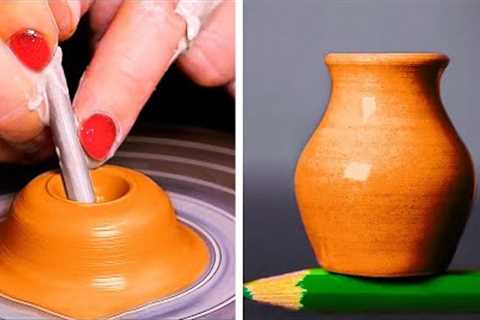 Amazing CEMENT Projects And POTTERY Making Ideas || 5-Minute Decor Projects For Cozy Home!