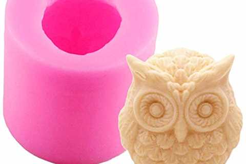 3D Owl Silicone Candle Soap Making Mold Cake Decorating Fondant Chocolate Candy Baking Mould for..