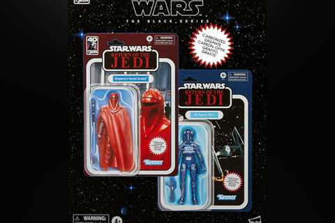 Amazon Exclusive Carbonized ROTJ40 TBS Royal Guard and TIE Pilot Set Revealed