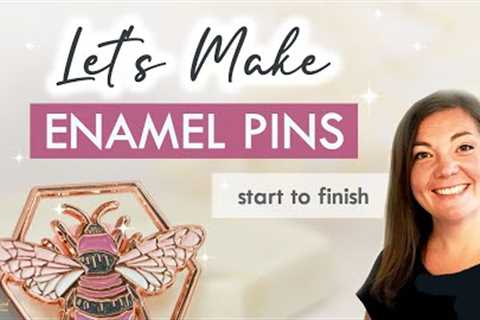 How to Make Enamel Pins LET''''S MAKE PIN BADGES (GS-JJ)