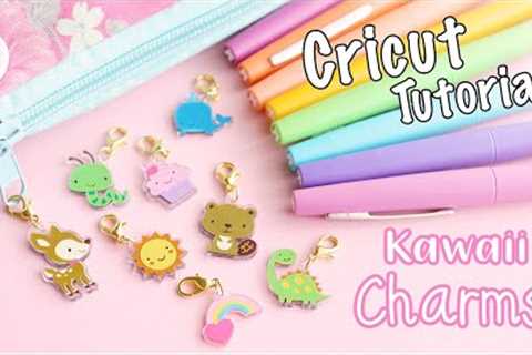 DIY Kawaii Vinyl Charms│Cricut Maker Tutorial