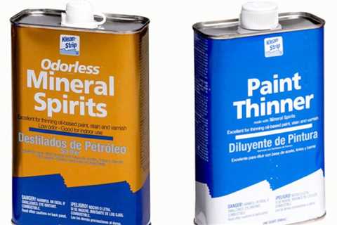 Paint Thinner vs Mineral Spirits: A Complete Comparison Guide