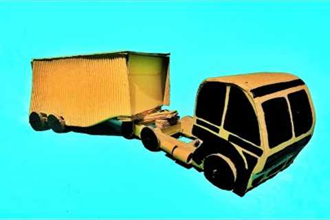 How to Make Truck with Cardboard | DIY Vehicle Projects | Felacia