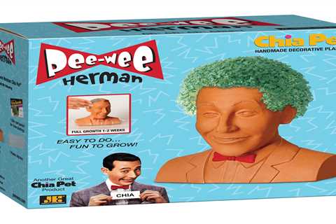 The Pee-wee Herman Chia Pet has Arrived For the Holidays!