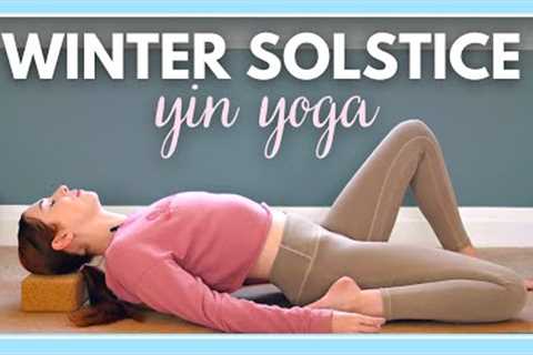 1 Hour Winter Solstice Yin Yoga & Affirmations - Tune In and Relax