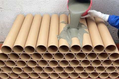 Recycling Cardboard Tubes For Unique Diy Furniture .How To Make Coffee Table With Cardboard Tubes .