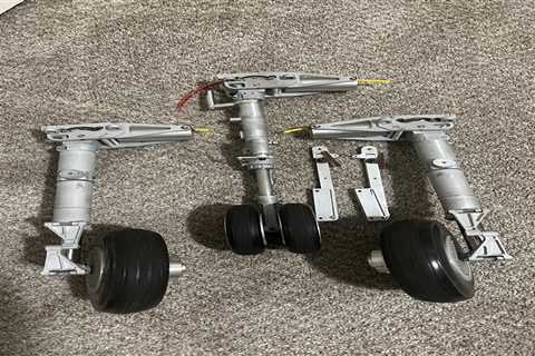 Carf Models F100D Landing Gear