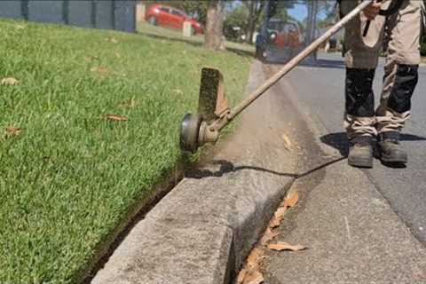 Lawn Care For Favourite Lawn. | Satisfying Mow with Clean Edges.