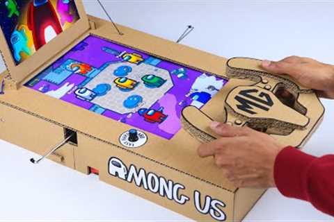 How To Make An Amazing Among Us Game From Cardboard | DIY Cardboard Games