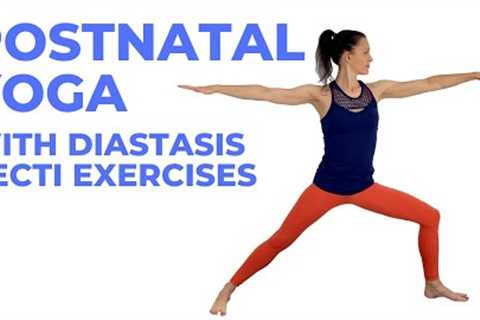 Postpartum Yoga Workout with Diastasis Recti Exercises