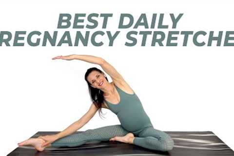 Best Pregnancy Stretches | 15-Min Full-Body Daily Stretch Routine | Relieve Pregnancy Symptoms