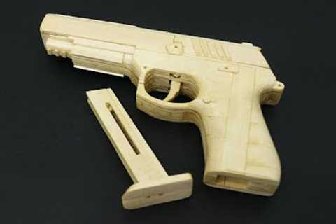 How to make a Popsicle stick Pistol Gun that shoot