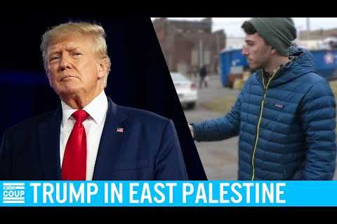 LIVE From East Palestine Ohio: FRUSTRATED Residents Gather Waiting for Donald Trump