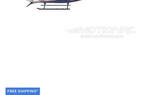 Roban B407 Air Life Blue/White 700 Size Scale Helicopter - ARF