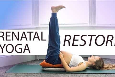 Restorative Prenatal Yoga ♥ 3 Relaxing Yoga Poses For All Trimesters ♥ YogaCandi