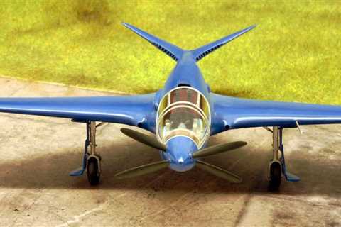 The blue dream flies on! Bugatti 100P, a racing aircraft of the 1930s.