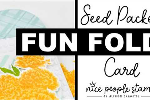 🔴 How to make a FUN FOLD card | Seed Packet Fun Fold | Stampin’ Up! Marigold Moments Bundle