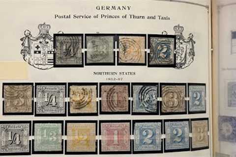 Scott International Postage Stamp Album Vol.1 - GERMANY pages 1852 - 1949.