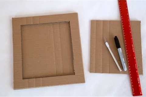 DIY Photo frame ideas Cardboard frame ideas | Cardboard crafts | craft ideas | easy to make | CBS