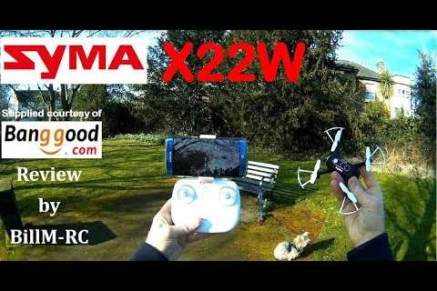 Syma X22W WiFi FPV RC Quadcopter drone  – Full Review