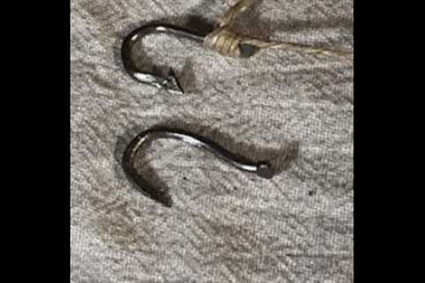 Making 18th Century Style Fishhooks… Cold Forging Eyeless Hooks…