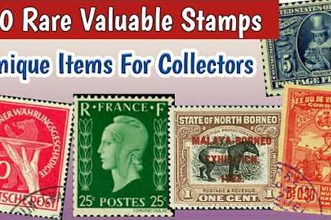 Rare Expensive Stamps In The World - Unique Items For Collectors | Old Postage Stamps Values