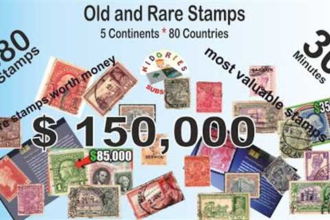 World''s Old and Rare Stamps| Expensive Stamps Collection  | One Million Dollars