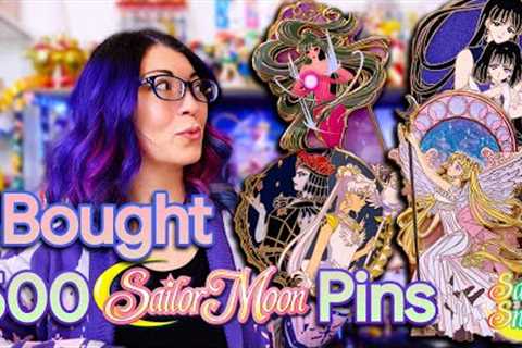 I Bought Over 500 Sailor Moon Pins Pt 1 - My HUGE Enamel Pin Haul! / ARTIST ALLEY