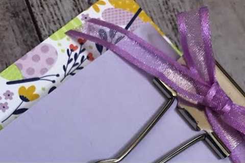 Easy Post It Note Holder - Easy Homemade Gift