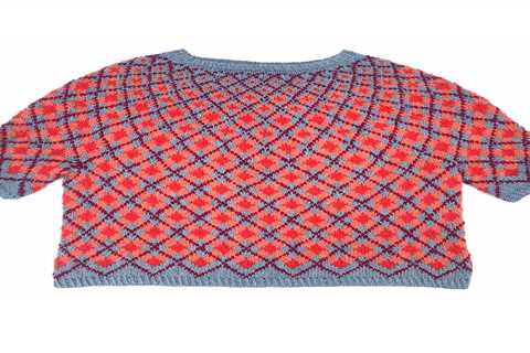 Knit an Argyle Tee Designed By Claire McLean – It’s An Optical Delight!