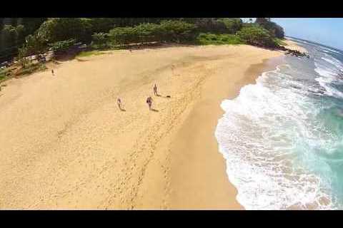 Tunnels Beach in Kauai – Aerial video with a GoPro & Quad Copter