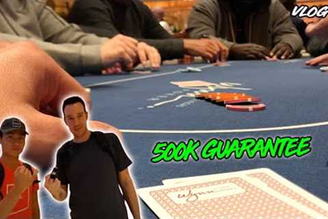 WYNN $500,000 GUARANTEE TOURNAMENT!! | Poker Vlog #68