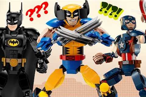 More LEGO Marvel & DC large buildable action figures revealed! But why?