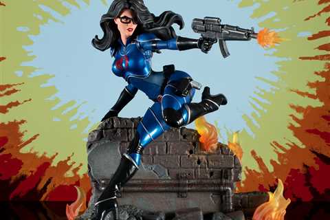 Diamond Select Toys G.I. Joe Gallery Baroness Agent of Cobra PVC Diorama