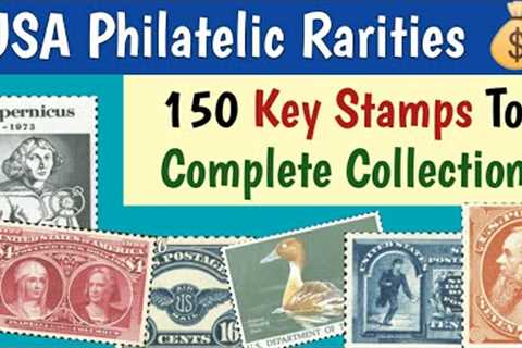 USA Stamps Value - Part 5 | 150 Great Rarities of American Philately to Complete Collection